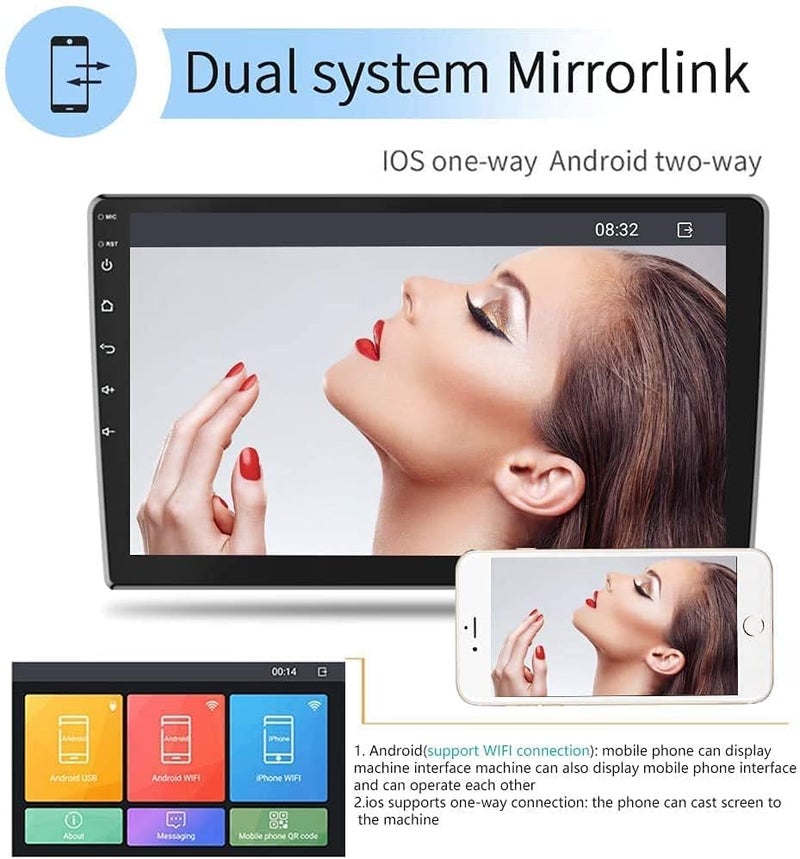 4k MRC android 11.0 car stereo android with back camera 9 inch player ips display - Image 5