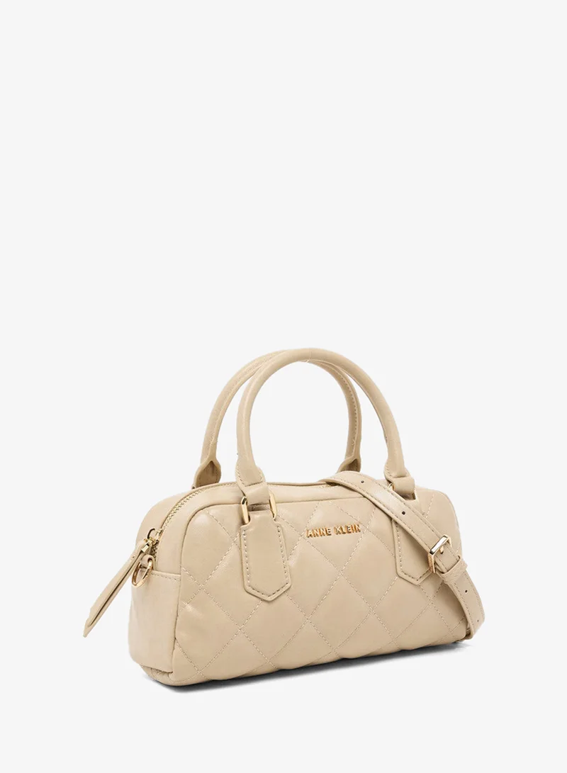 ان كلاين Anne Klein Women’s Apricot Quilted PU Handbag
