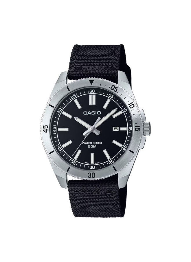 CASIO - Fabric Analog Watch MTP-B155C-1EVDF - Image 1