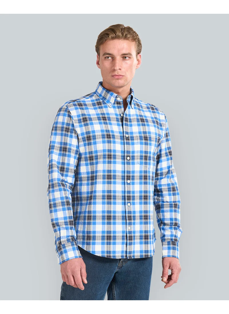 غانت Gant Textured Check Shirt For Everyday Style