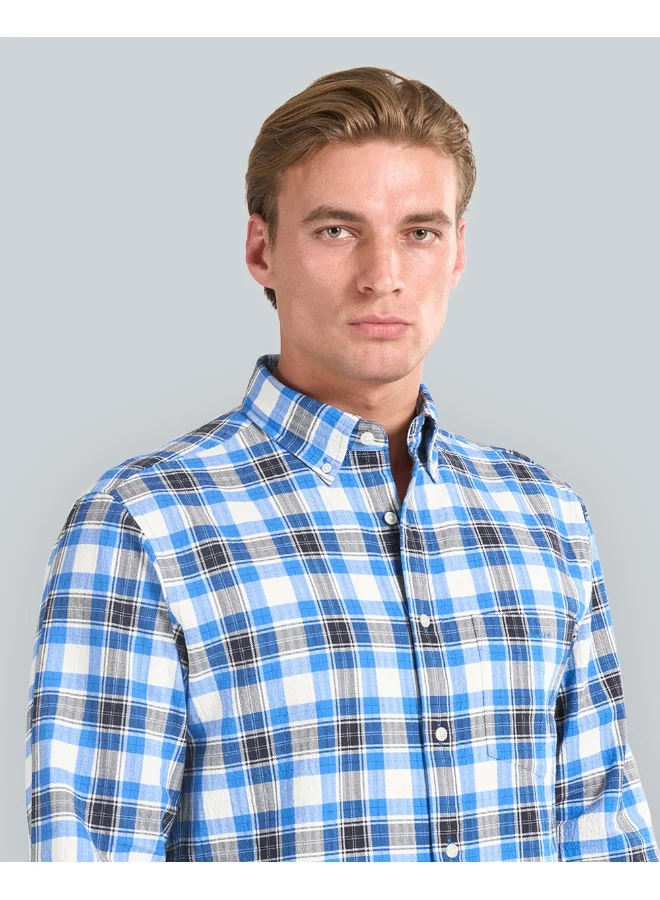 GANT Gant Textured Check Shirt For Everyday Style