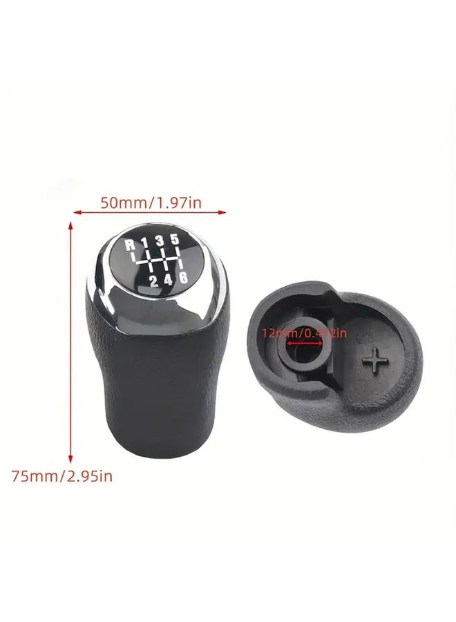 5 Speed Manual Gear Shift Knob for Compact Cars Ergonomic Grip Precision Fit - Image 2