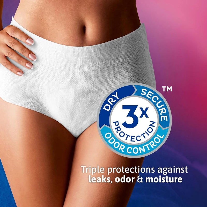 Tena Incontinence Underwear for Women Super Plus Absorbency Large 16 Count - Image 5