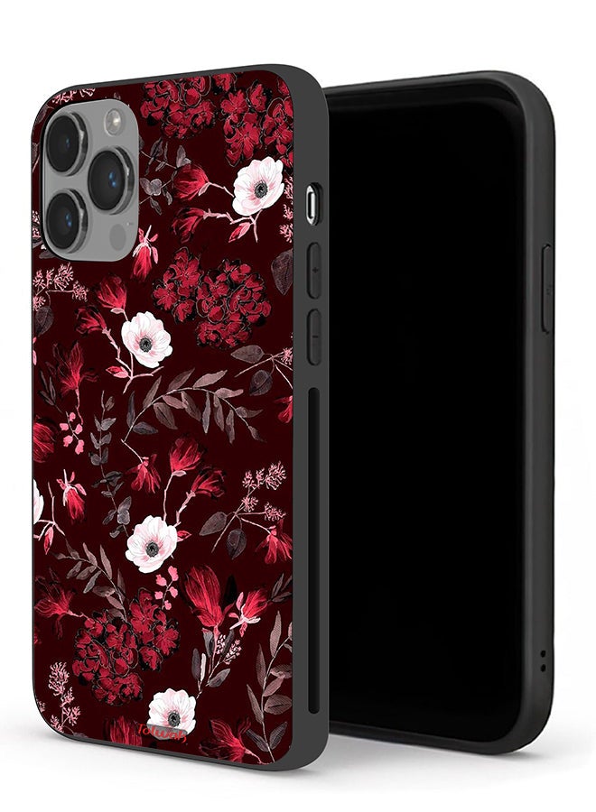 Tolwak Apple iPhone 14 Pro Protective Case Small Flowers And Tropical Leaves - Image 1