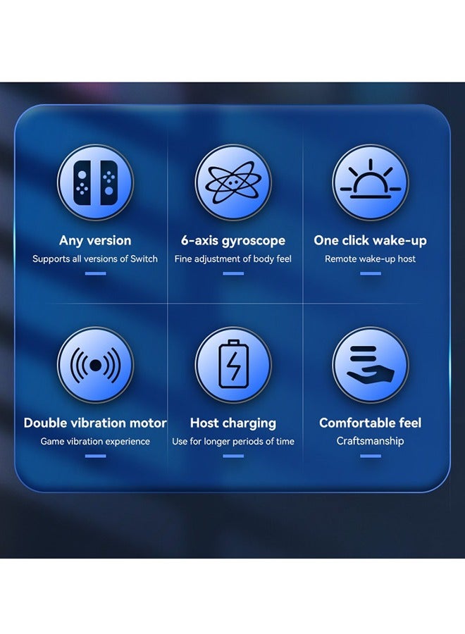 Joy Cons Controller Compatible with Compatible with Switch, Wireless Controllers Support Dual Vibration/Wake-up/Motion Control - Image 4