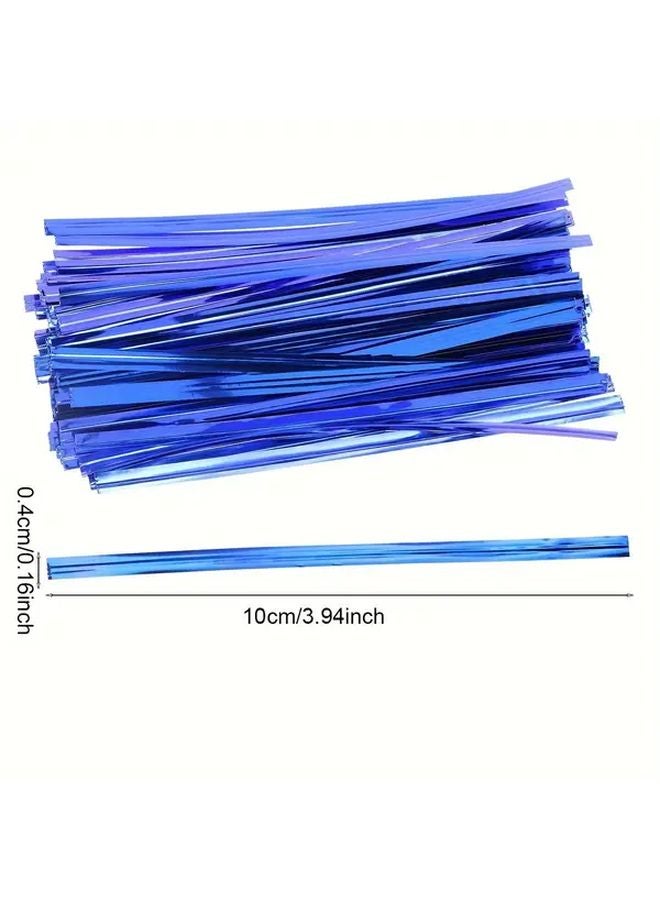 Golden Metallic Twist Ties 200pcs For Sealing Plastic Bread Candy Coffee Snack Bags - Image 4