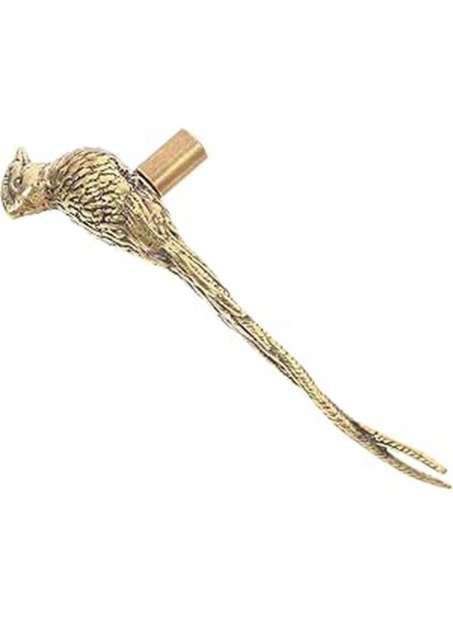 Vintage Brass Bird Cabinet Handle Antique Drawer Pull Retro Door Knob Hardware - Image 1