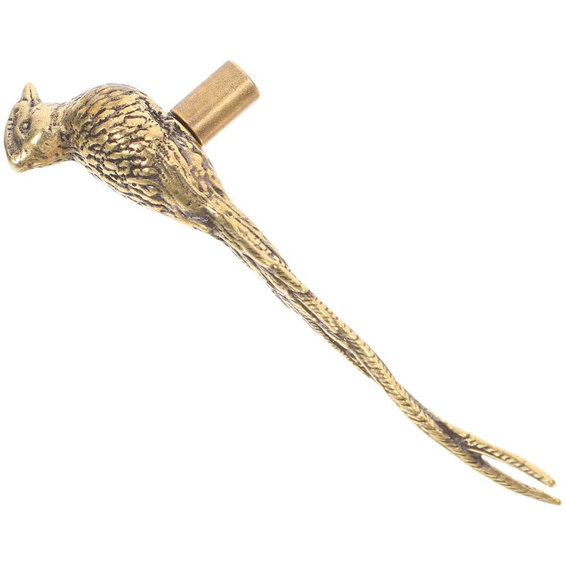 Vintage Brass Bird Cabinet Handle Antique Drawer Pull Retro Door Knob Hardware - Image 2