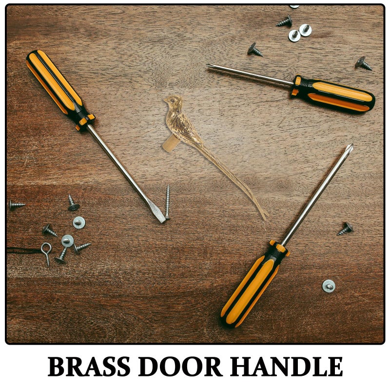 Vintage Brass Bird Cabinet Handle Antique Drawer Pull Retro Door Knob Hardware - Image 4