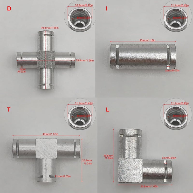 Machine Upgrade Aluminum Alloy Boiler Hose Connectors for Home Brewing Accessories High Temperature Aluminum Fittings - Image 4
