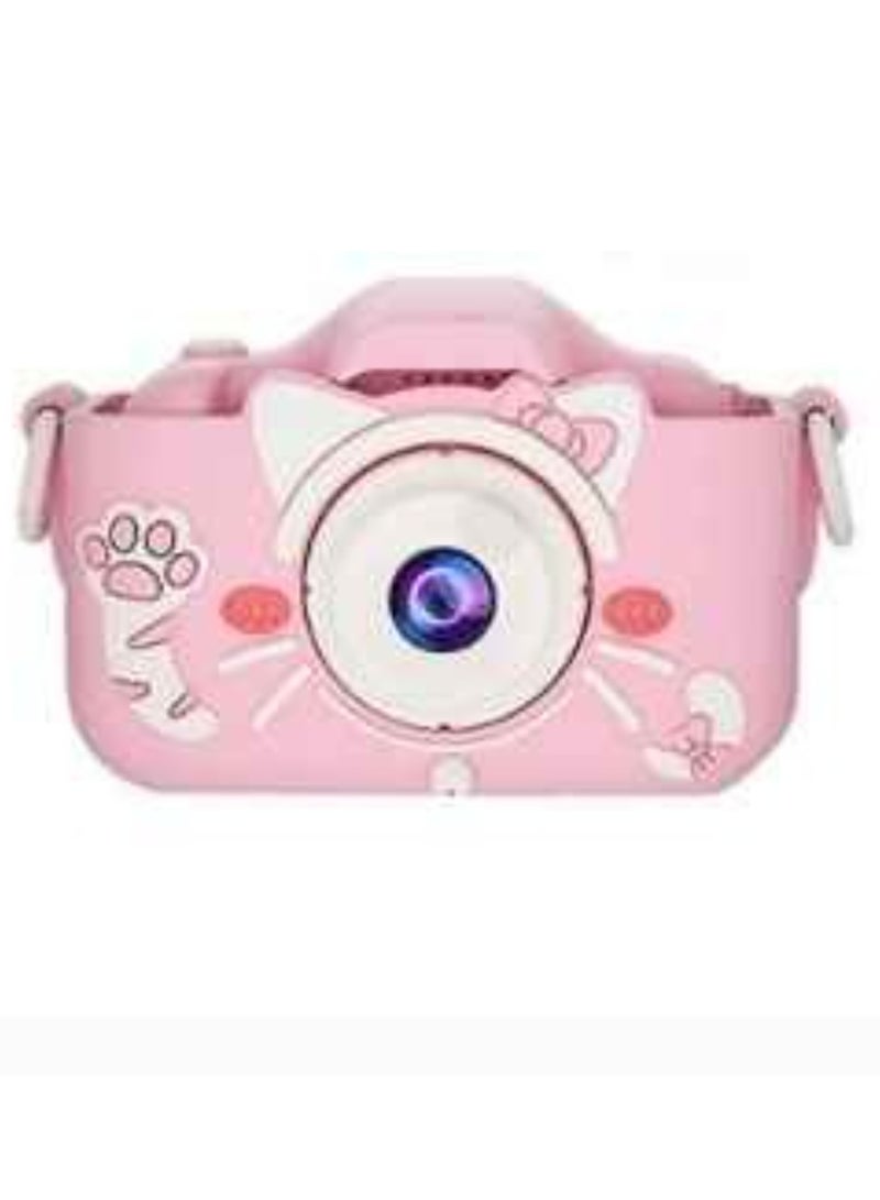 XiuWoo Kids Cat Cartoon Camera for 3-12 Year Boys/Girls, Kids HD Digital Camera for Toddler with 20 megapixel, Double Lens Chritmas Birthday Festival Gifts for Kids, Selfie Camera, 32GB TF Card - Image 1