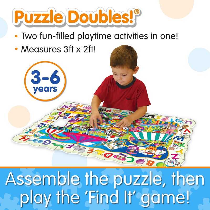 The Learning Journey Puzzle Doubles - Find It! ABC - Large Floor Puzzle For Kids Ages 3-5, ABC Puzzles For Kids Ages 3-5, Alphabet Puzzle, Award Winning Educational Toys - Image 3