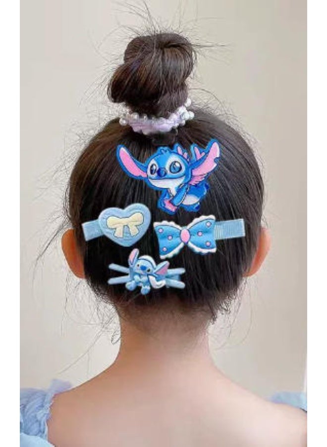 Stitch Factory Mall مشابك شعر كرتونية لخياطة، مجموعة مكونة من 14 قطعة للأطفال - Image 2