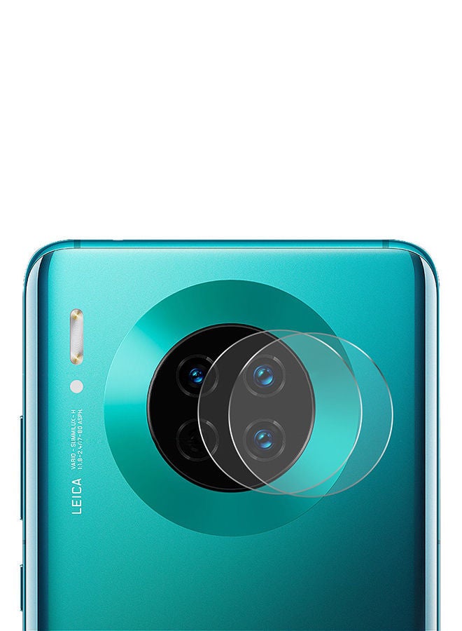 NIBEMINENT 2-Piece Tempered Glass Camera Lens Protector For Huawei Mate 30/Mate 30 Pro Clear