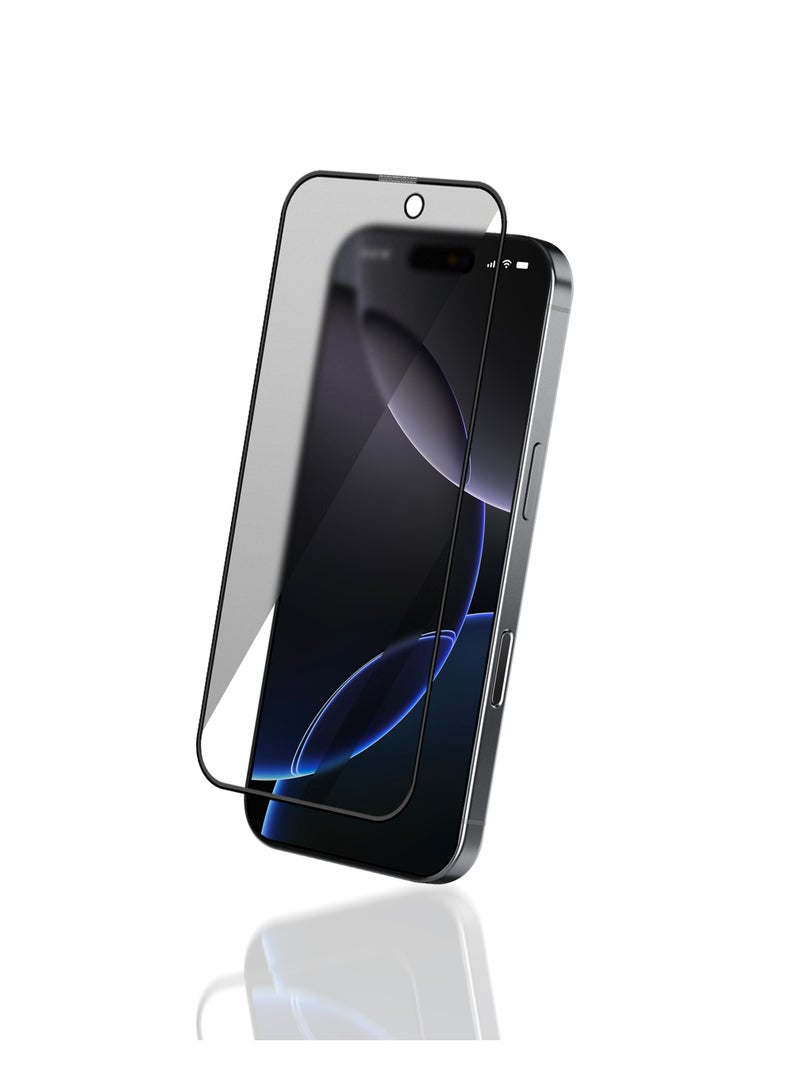 Maxwell Electronics Maxwell 3D Matte Privacy Anti-Peep HD Screen Protector Compatible with iPhone 16 Pro Privacy Protection Anti-Static, Oleophobic Coating, Anti-Dust, Easy to Install, Non Bubble Installation - Image 1