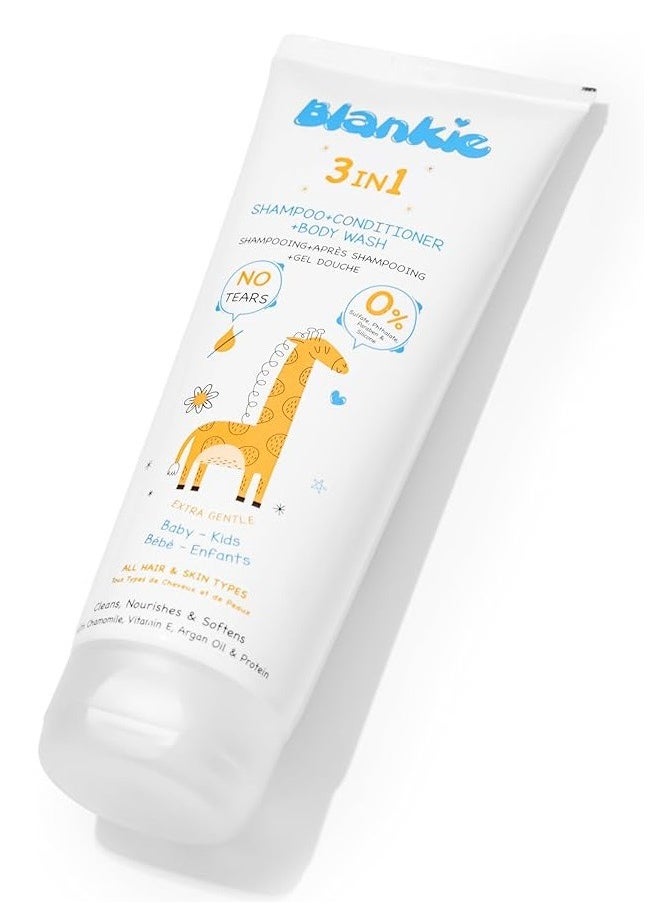 Blankie 3 In 1 Baby Shampoo, Conditioner & Body Wash - 200 Ml  - Image 2