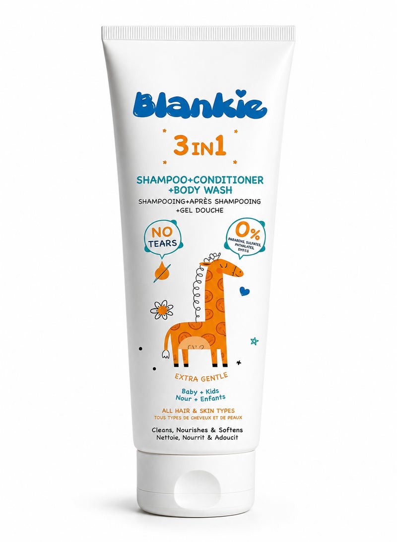 Blankie 3 In 1 Baby Shampoo, Conditioner & Body Wash - 200 Ml - Image 1