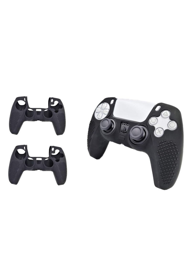 2 Pack Studded Silicone Cover Skin Case for Sony PS5 Dual-sense Controller - Image 1