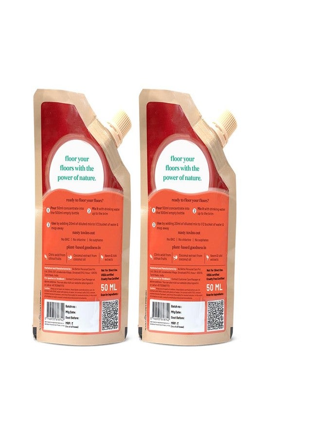 Born Good Disinfectant Floor Cleaner Concentrate 1.5L Bottle Pack | 1 Pouch 50ml = 500ml Floor cleaner | Kid & Pet Safe | Safe for All Floors | No Toxic Chemicals | Hypoallergenic Fragrance - Image 5