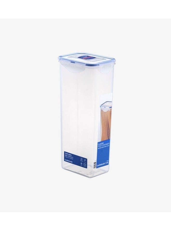 LocknLock 2L Rectangular Pasta  Airtight Food Storage - BPA-Free, Microwave, Freezer, and Dishwasher Safe