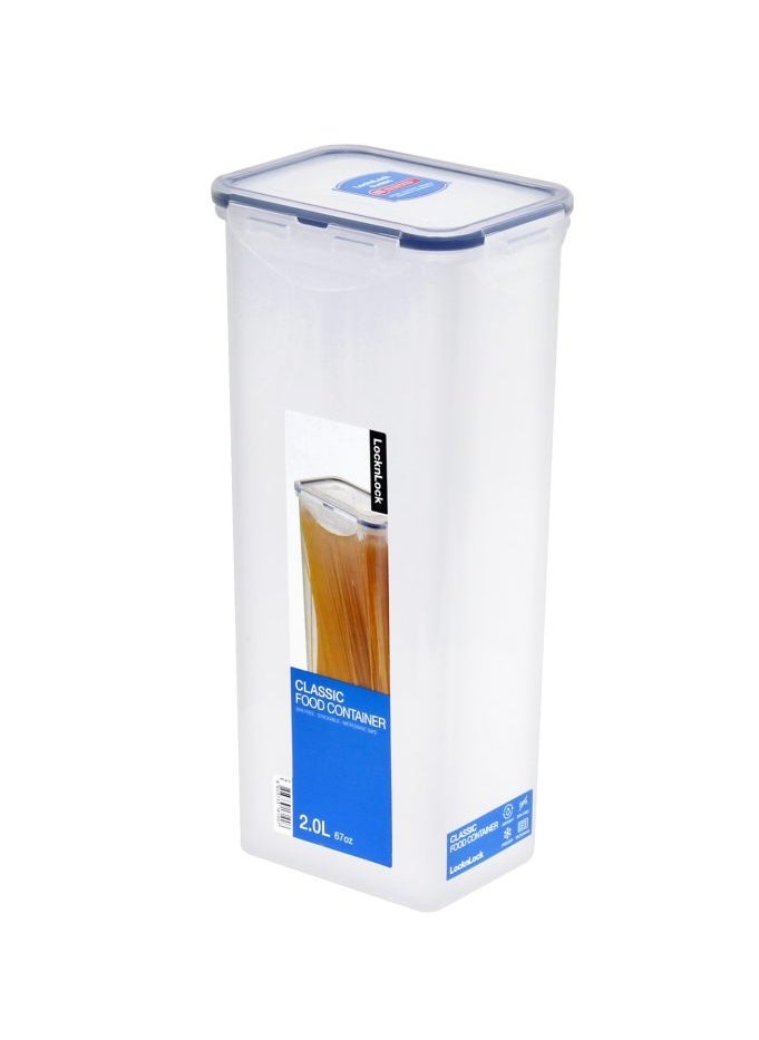LOCK & LOCK LocknLock 2L Rectangular Pasta  Airtight Food Storage - BPA-Free, Microwave, Freezer, and Dishwasher Safe  - Image 3