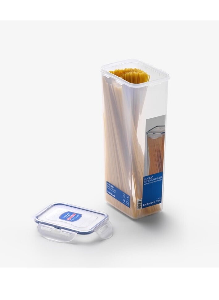 LOCK & LOCK LocknLock 2L Rectangular Pasta  Airtight Food Storage - BPA-Free, Microwave, Freezer, and Dishwasher Safe  - Image 4