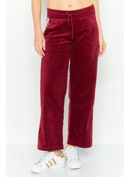 Adidas Women Sportswear Fit Outdoor Sweatpants, Maroon  - Image 1