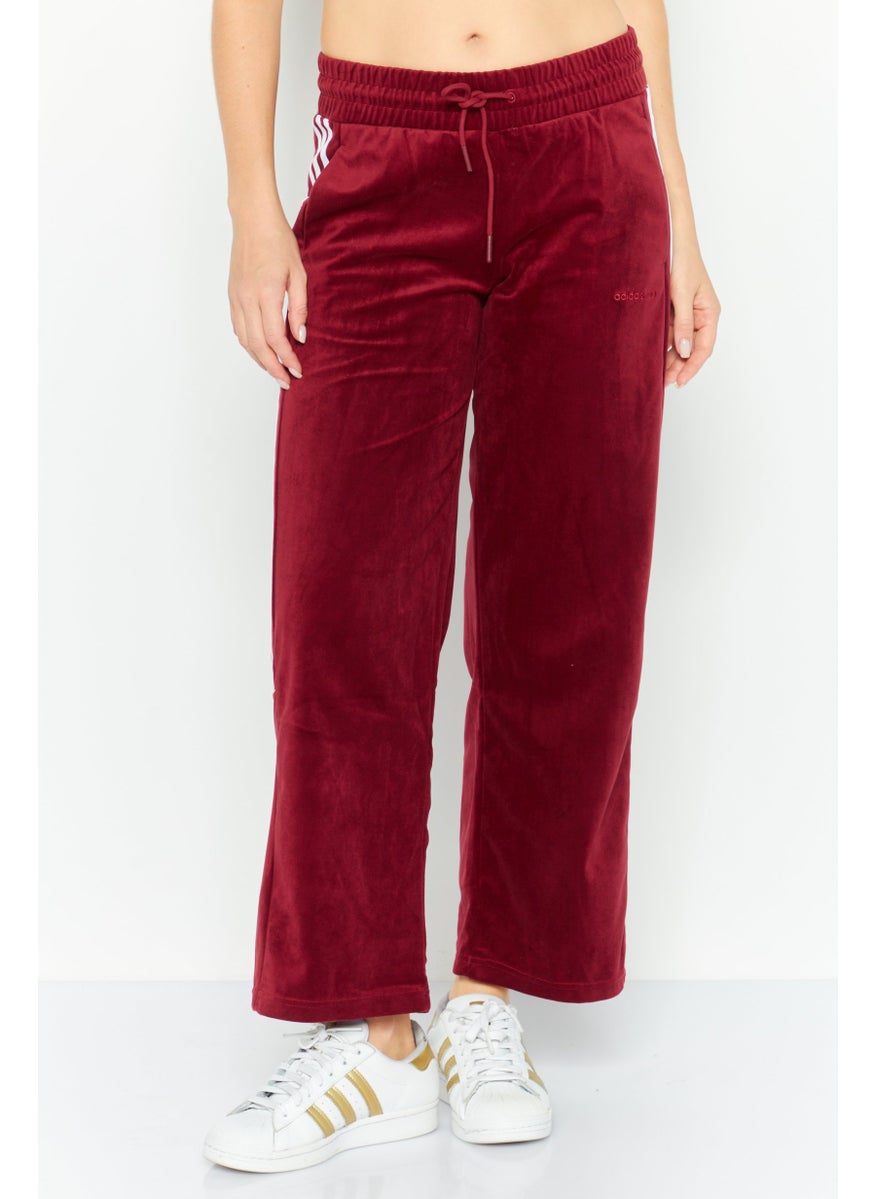 Adidas Women Sportswear Fit Outdoor Sweatpants, Maroon  - Image 1