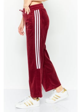 Adidas Women Sportswear Fit Outdoor Sweatpants, Maroon  - Image 2