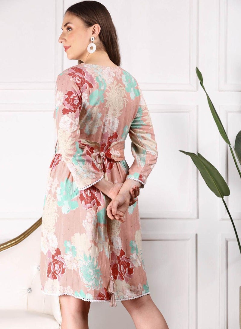 ISHIN Floral Print Dress  - Image 3