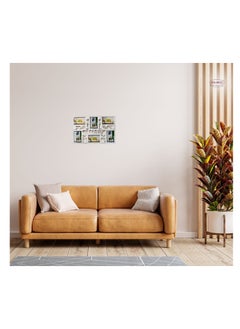 Feelings FEELINGS - Photo Collage Frame, Love Theme, 6 Image Slots, White | Wall Mount & Stand | Picture Display for Wall Hanging, Shelf, Mantle | Perfect for Gifting & Home Décor  - Image 2
