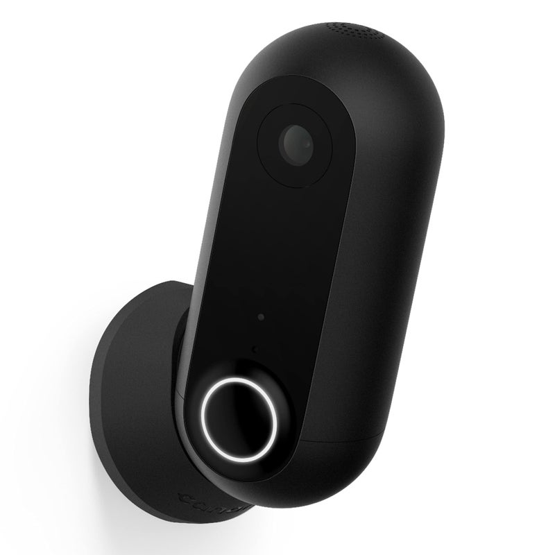 Canary كاميرا أمان داخلية/خارجية من كاناري فليكس، بدون أسلاك أو موصولة، مقاومة للعوامل الجوية بدقة HD - سوداء - Image 1