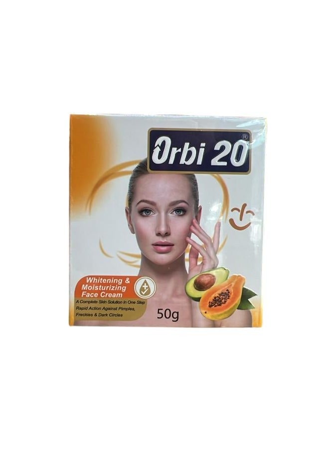 Moisturizing Face Cream and Brightening 50 g