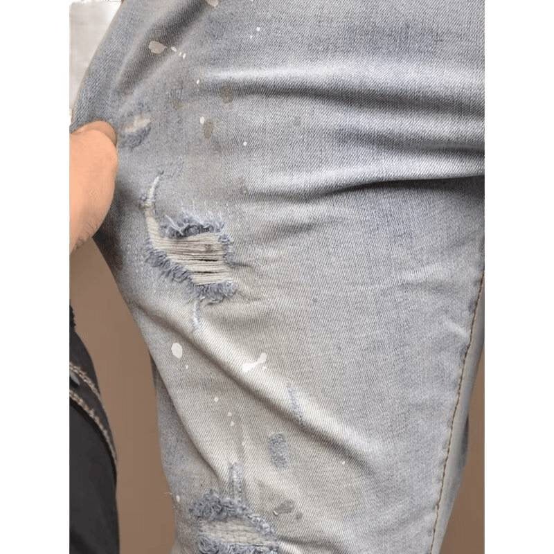 Unisex Classic Denim Jeans Loose Fit Daily Outdoor Wear - Image 5