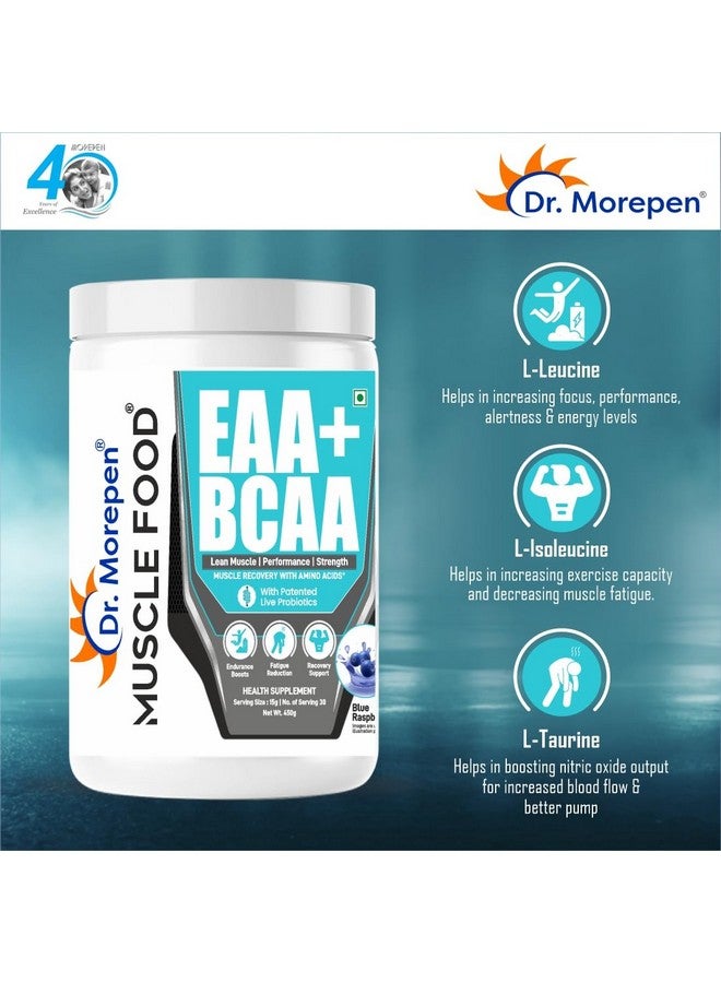 Dr. Morepen د. مورن EAA+BCAA توت أزرق 450غ - Image 2