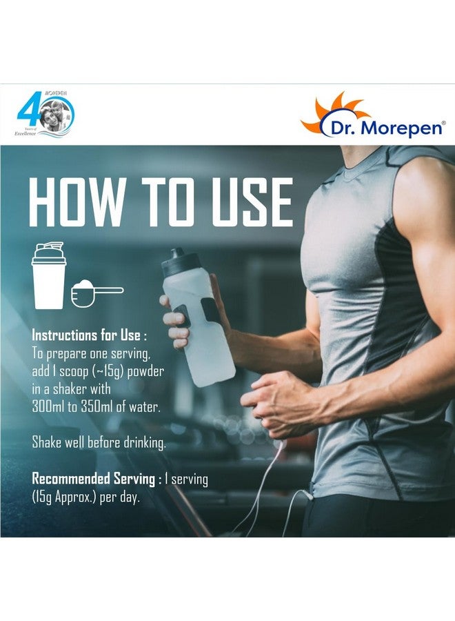 Dr. Morepen د. مورن EAA+BCAA توت أزرق 450غ - Image 5