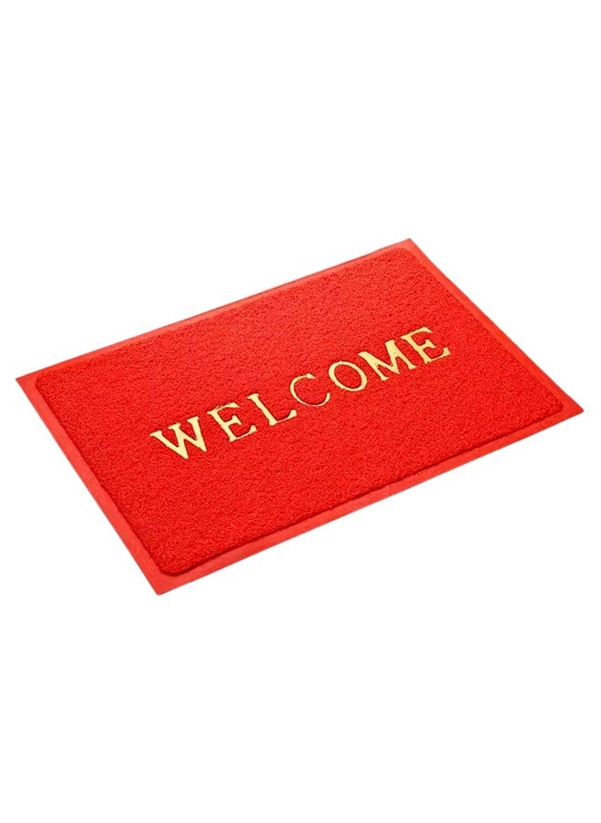 Feelings Feelings Welcome Door Mat 60 X 90 Cm Red  - Image 1