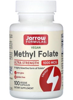 jarrow formulas Methyl Folate, 1,000 mcg, 100 Veggie Capsules 