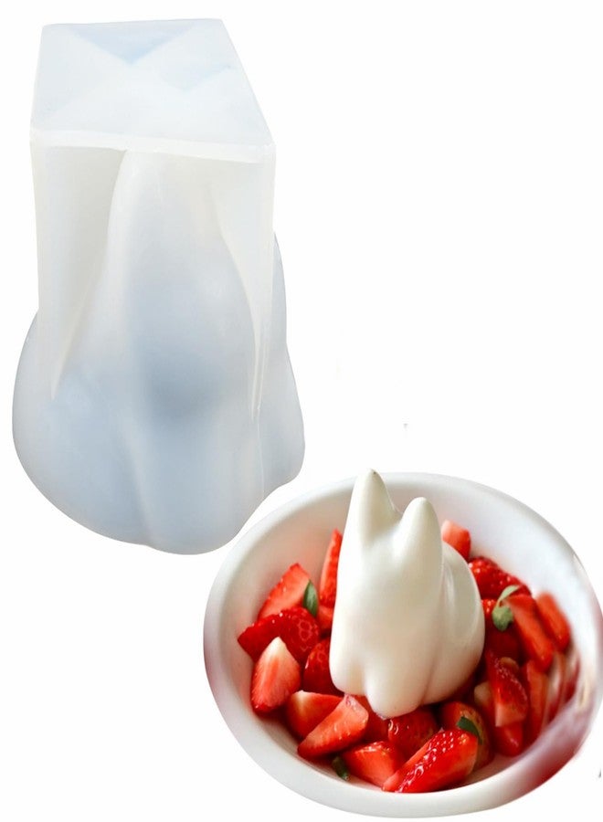 bingxqiso 1PC Cat silicone mold milk jelly mould DIY jelly pudding Mousse mold Baking Utensils ice cube mould chocolate Hand tools, namely, dies - Image 1