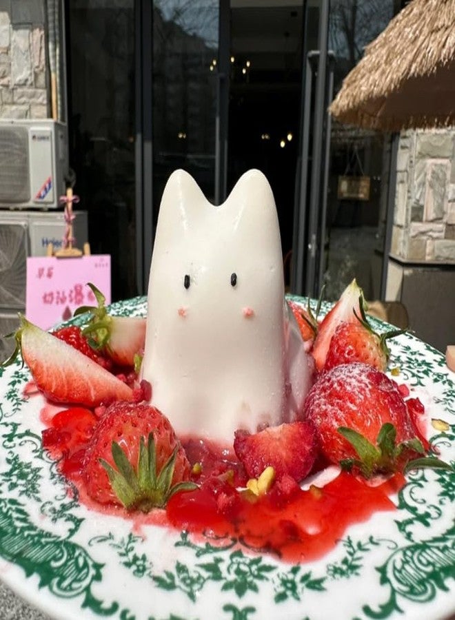 bingxqiso 1PC Cat silicone mold milk jelly mould DIY jelly pudding Mousse mold Baking Utensils ice cube mould chocolate Hand tools, namely, dies - Image 3