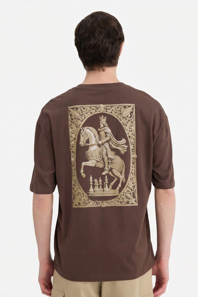 ديفاكتو تيشيرت اوفر سايز قطن مطبوع - Image 4