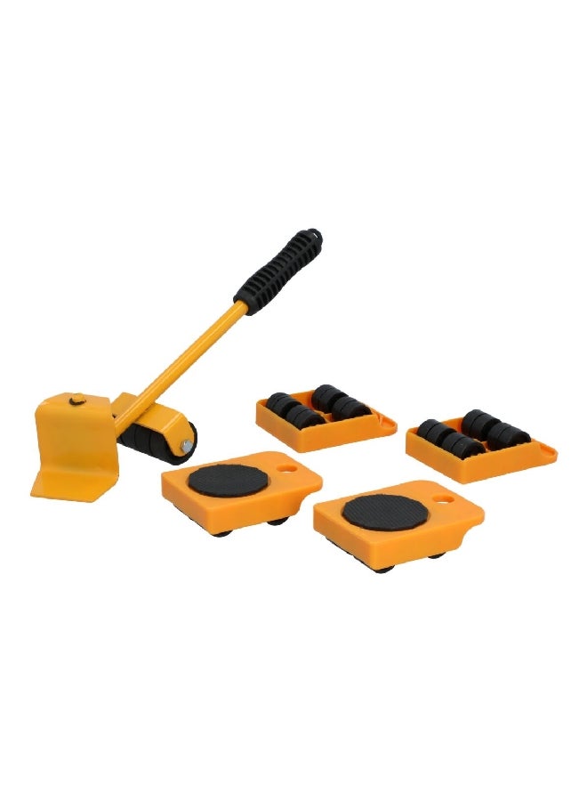 HONEYBEE 5-Piece Furniture Moving Tool Set Yellow and Black 33 x 5 x 10 cm LK00672 - Image 1