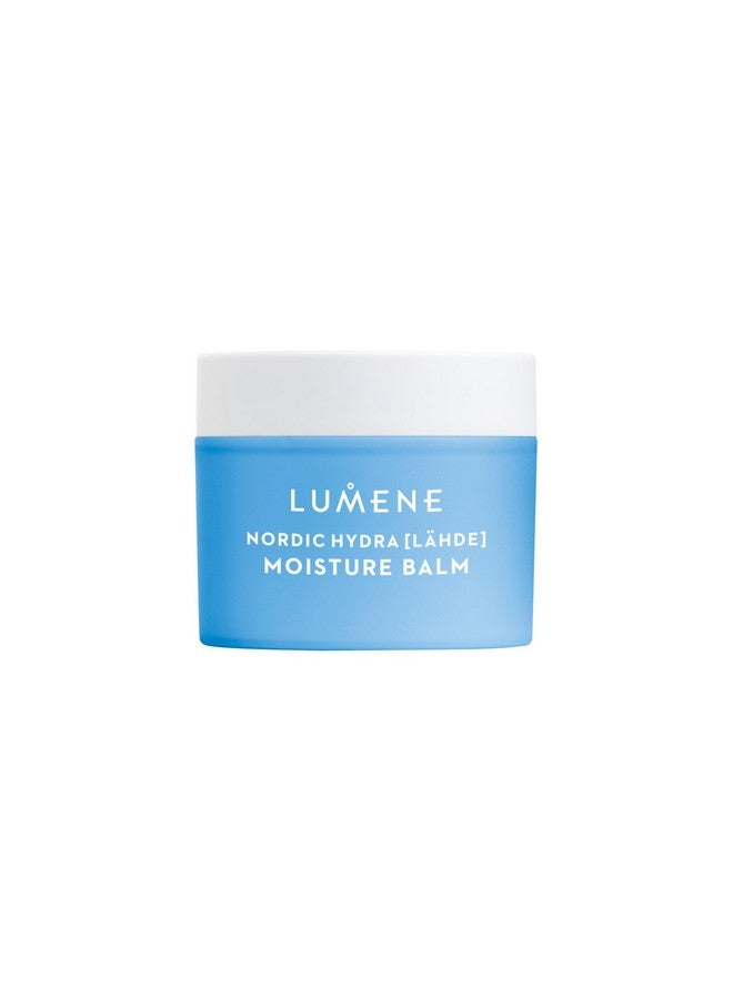 Lumene Nordic Hydra [Lahde] Moisture Balm - Lightweight Face Cream + Dry Skin Hydrating Balm - Organic Nordic Birch Sap, Arctic Spring Water & Plumping Hyaluronic Acid (1.7 oz) - Image 1
