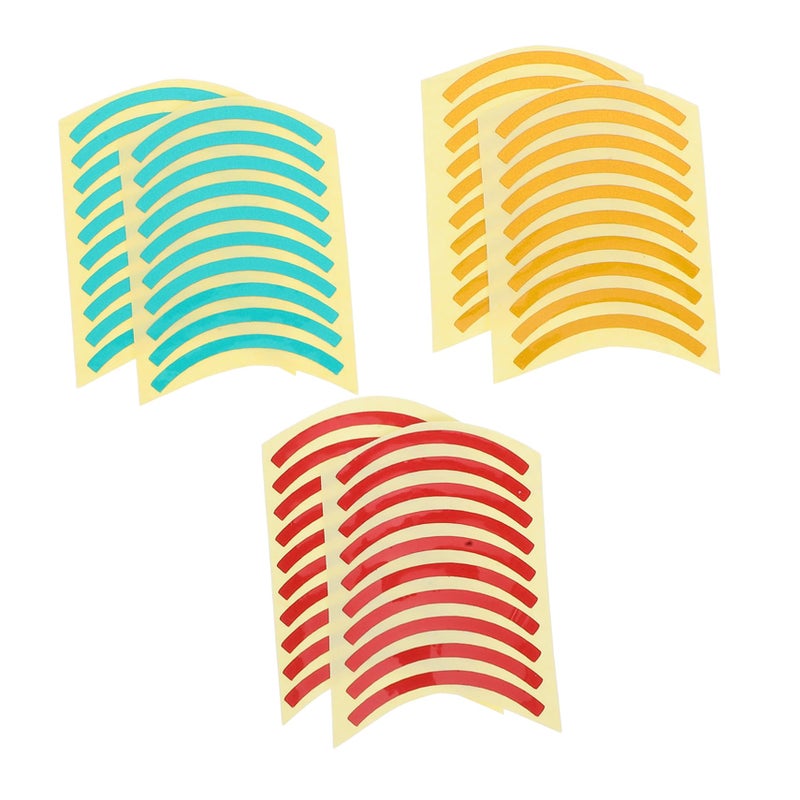 60Pcs Adhesive Reflective Pressure Gauge Stickers UV Protected For Easy Reading Safety - Image 2