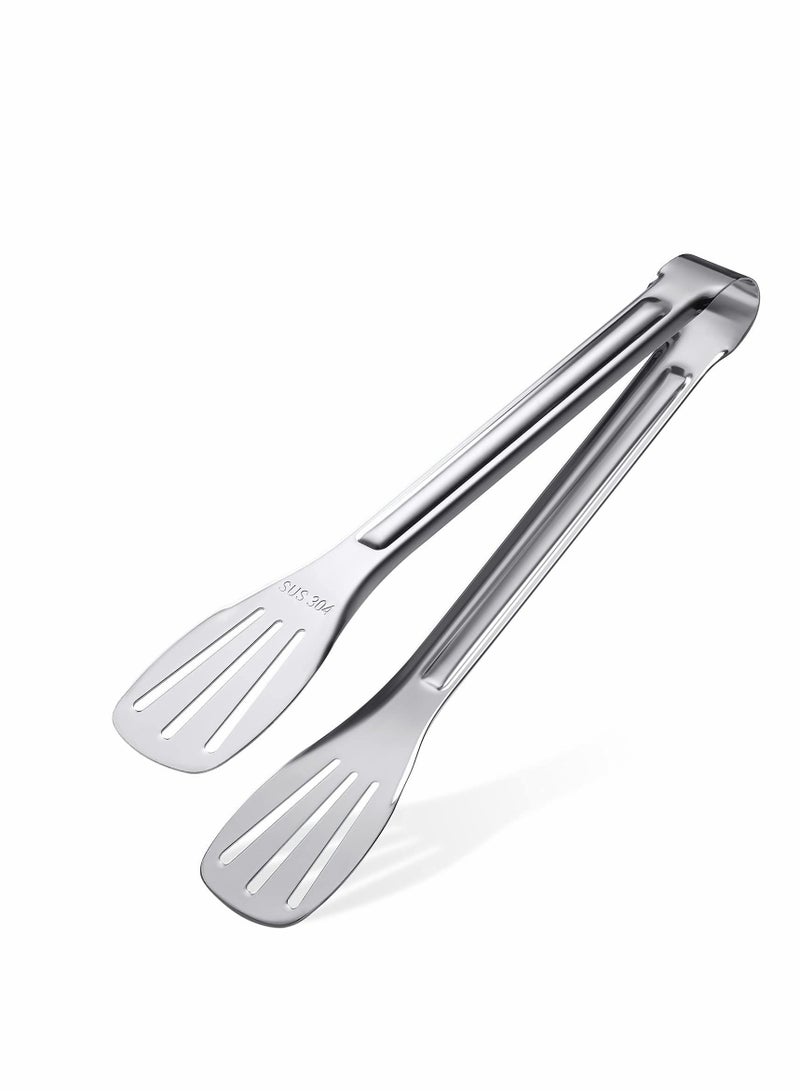 High-Quality Stainless Steel Tongs for BBQ and Cooking Easy to Clean Food Safe Non Stick Design Ideal for Salad and Frying - Image 1