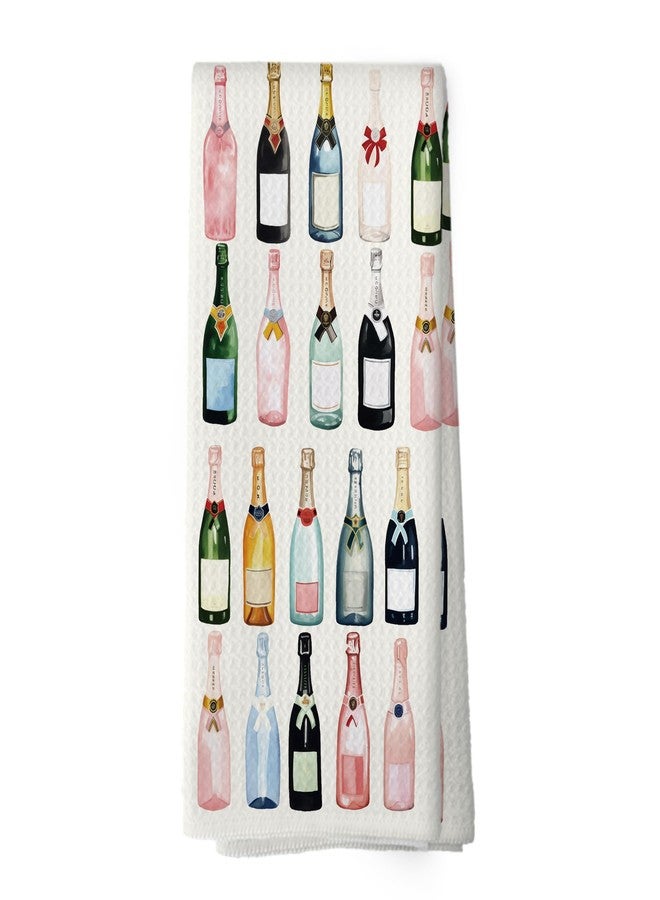 Mcehtle Bar Cart Accessories Kitchen Towels, Bar Cart Decor, Champagne Accessories Bathroom Decor, Hostess Gifts for Women, Cocktail Gift Bachelorettes Decorative Tea Dish Towels 16x24 Inch - Image 1