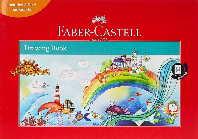 Faber-Castell A4 Drawing Book - 120 GSM, 36 Pages - Image 3