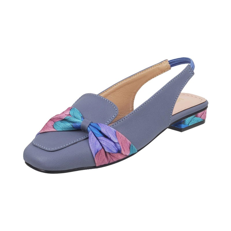 Metro Women Blue Synthetic Leather Mules UK/6 EU/39 (31-252) - Image 5
