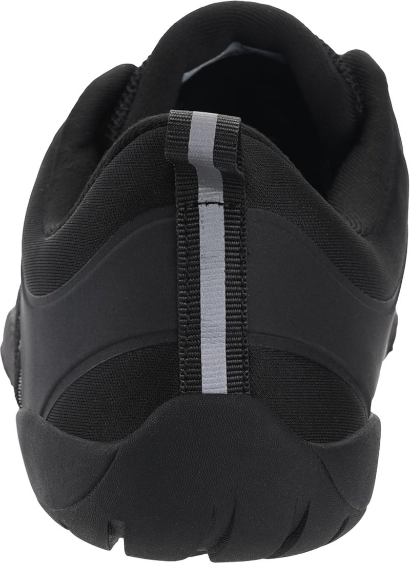 WHITIN Men's Wide Barefoot Minimalist Shoes Zero Drop Trail Running Sneaker Cross Training Minimus Weightlifting Walking Sport Gym Male All Black 43 - Image 4