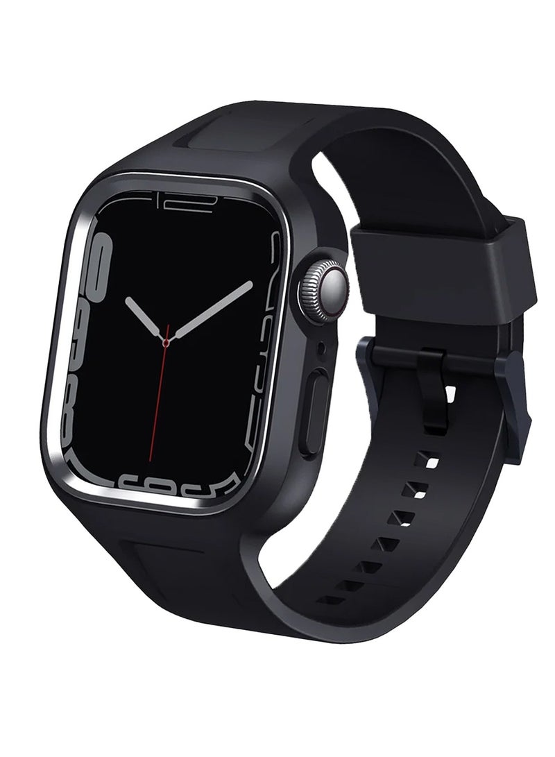 Uniq 2-in-1 45/44mm Apple Watch Strap with Hybrid Case, UNIQ Monos - Image 2